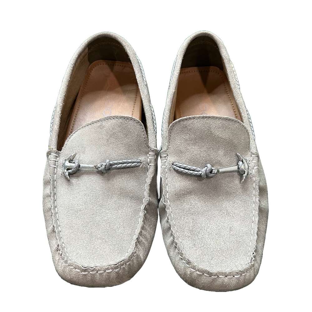 Aldo Zurlo Nautical Suede Driving Moccasins Loafers